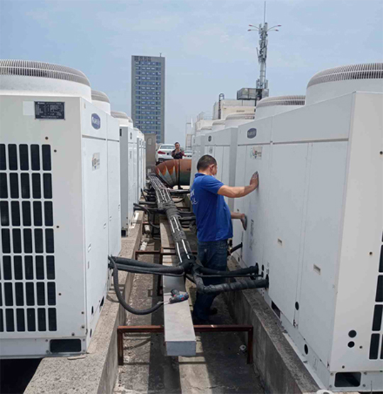 武川中央空调制热和不制冷系统维修方法